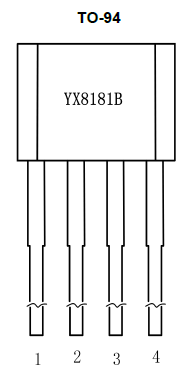 YX8181B外形封装图