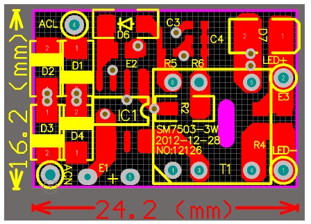 SM7503P LED照明_PCB板