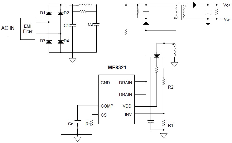 ME8321_恒流电源管理芯片
