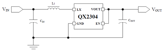 QX2304高效率同步升压芯片_DC-DC变换器芯片