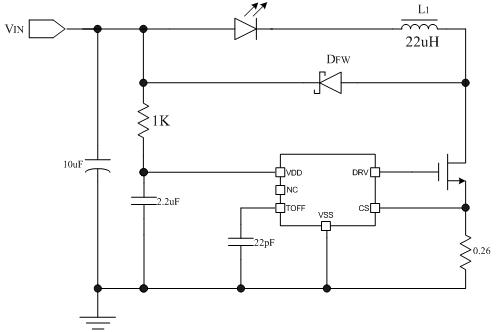 LN2553 LEDֵͲӦõ·ͼ