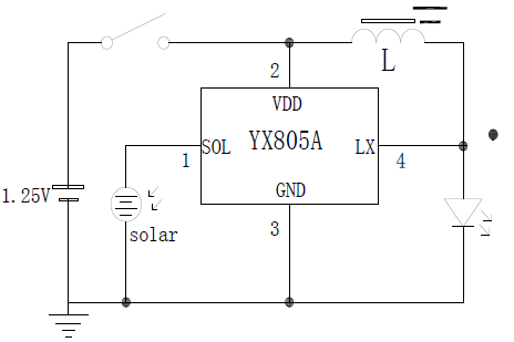 YX805A 开关接法