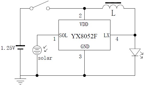 YX8052F 开关接法2