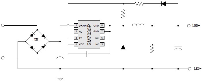 SM7035P应用线路图