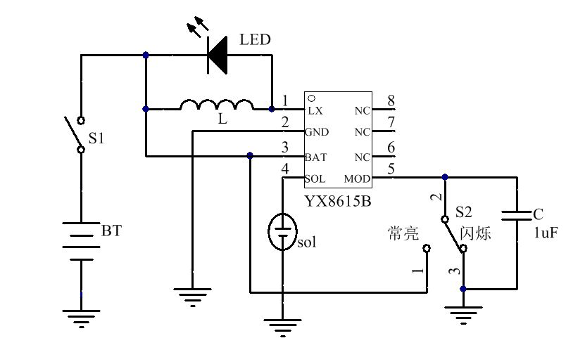 LED太阳能灯串驱动IC