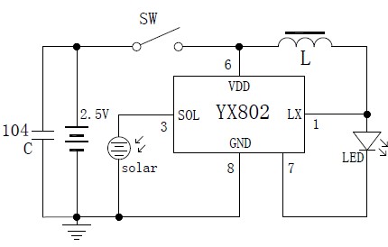 LED升压IC应用电路