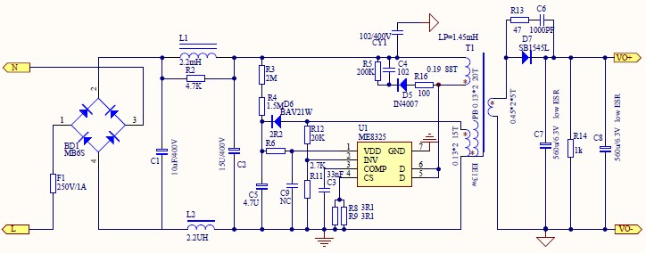 ME8325_5V_12W充电器应用方案