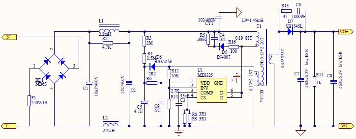 ME8325_5V_12W充电器应用方案