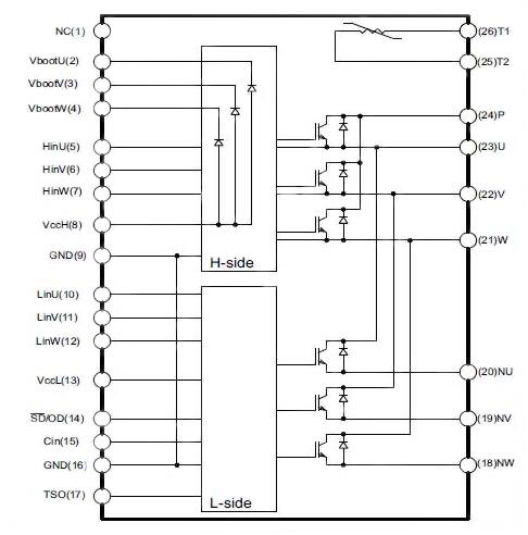 STMicroelectronics SLLIMM 原理图